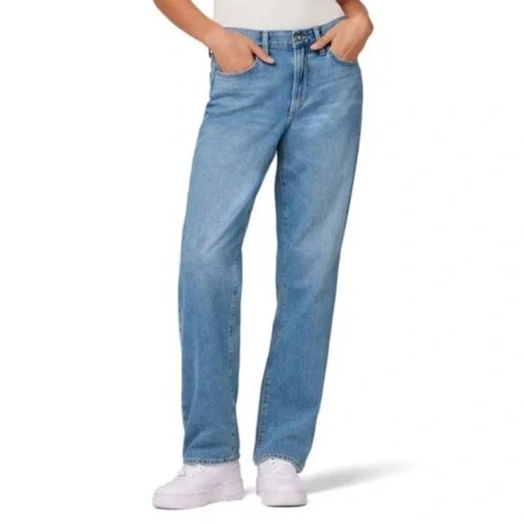 Favorite Daughter The Tommy Mid Rise Boyfriend Jeans Women's 34 Distressed - Picture 1 of 14